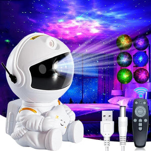 Astronaut LED Star Galaxies Projector Basket Bhar 