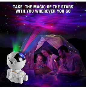 Astronaut LED Star Galaxies Projector Basket Bhar 